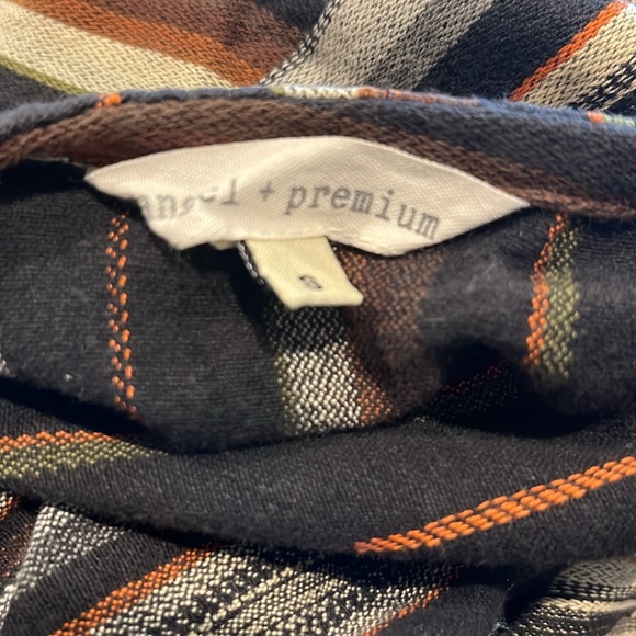 Angel + Premium Aztec Bohemian Embroidered Multicolor Lace Trim Duster Jacket S - Picture 11 of 12